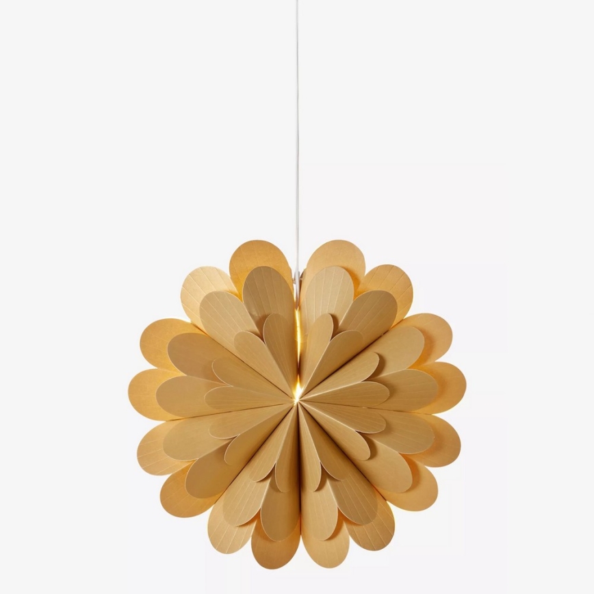 Markslöjd 705948 - Vianočná dekorácia MARAVILLA 1xE14/25W/230V pr. 45 cm zlatá