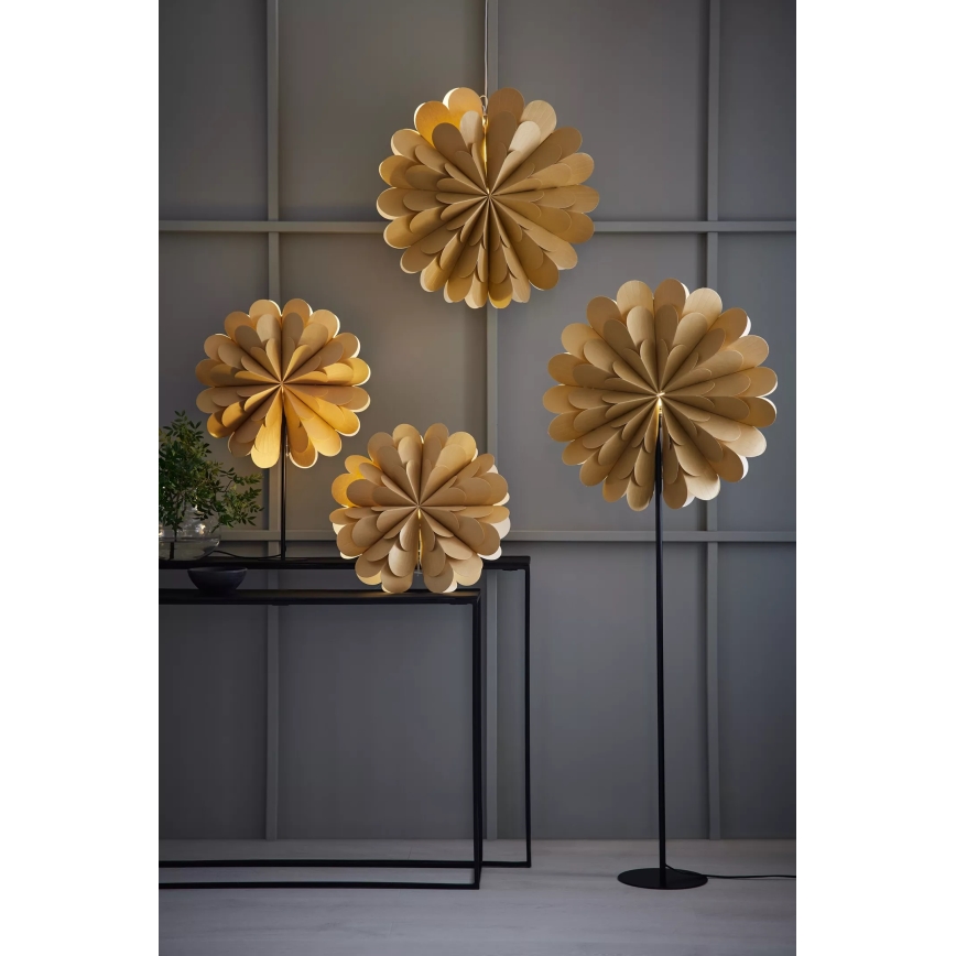 Markslöjd 705948 - Vianočná dekorácia MARAVILLA 1xE14/25W/230V pr. 45 cm zlatá