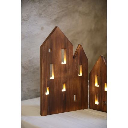 Markslöjd 706212 - LED vianočná dekorácia VIEW LED/0,9W/230V borovica/hnedá