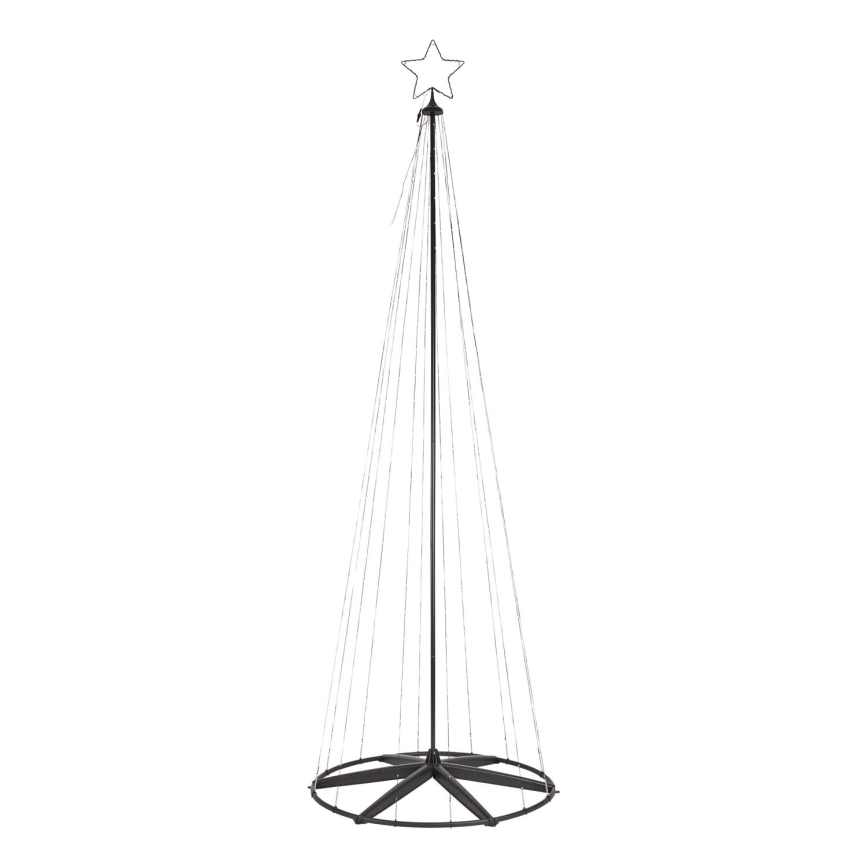 Markslöjd 706330 - LED Vonkajšia vianočná dekorácia ABETO 380xLED/3,6W/230V 3m IP44 čierna