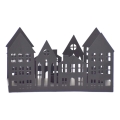 Markslöjd 706364 - LED Vianočný svietnik YORK 3xLED/0,1W/1xCR2032 čierna