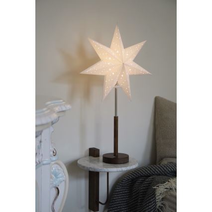 Markslöjd 706493 - LED Nabíjateľná vianočná dekorácia NOELLA LED/0,5W/3,7V 2000 mAh hnedá/biela