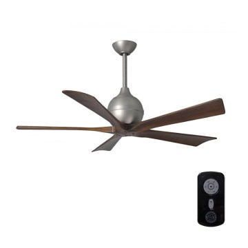 Matthews VEN-IR5-52 - Stropný ventilátor IRENE 52" matný nikel/orech Matthews VEN-IR5-52 - Stropný ventilátor IRENE 52" matný nikel/orech