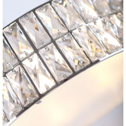 MAXLIGHT C0122 - Stropné svietidlo DIAMANTE 6xG9/42W/230V pr. 46 cm lesklý chróm