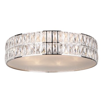 MAXLIGHT C0122 - Stropné svietidlo DIAMANTE 6xG9/42W/230V pr. 46 cm lesklý chróm