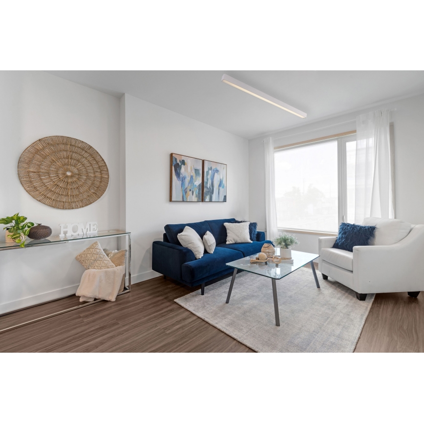 MAXLIGHT C0124D - LED Stmievateľné stropné svietidlo LINEAR LED/18W/230V 57 cm biela