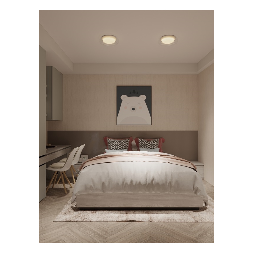 MAXLIGHT C0233 - LED Stropné svietidlo DUO LED/10W/230V pr. 34 cm biela