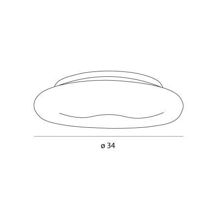 MAXLIGHT C0233 - LED Stropné svietidlo DUO LED/10W/230V pr. 34 cm biela