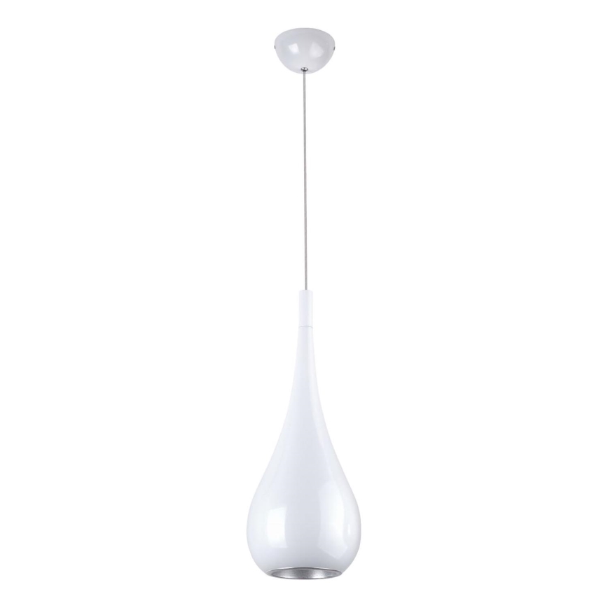 MAXLIGHT P0235 - Luster na lanku DROP 1xE27/40W/230V pr. 20 cm biela