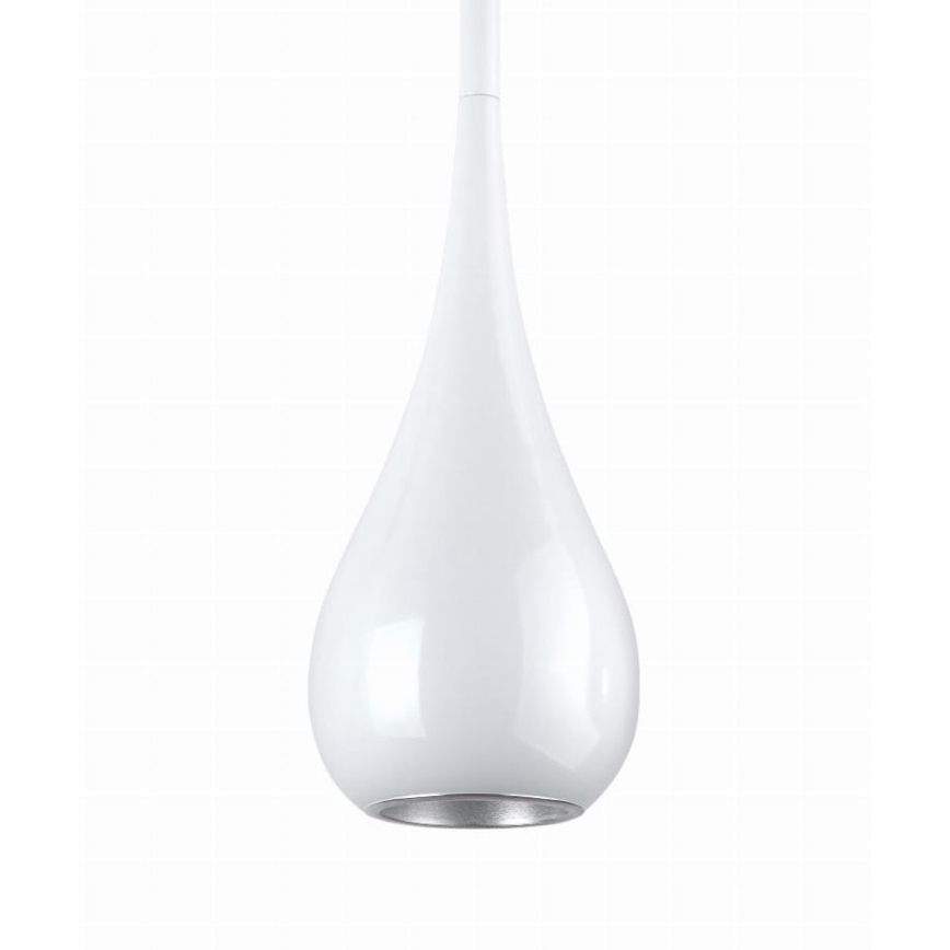 MAXLIGHT P0235 - Luster na lanku DROP 1xE27/40W/230V pr. 20 cm biela
