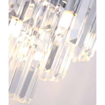 MAXLIGHT P0259 - Luster na lanku MONACO 9xG9/40W/230V pr. 42 cm lesklý chróm