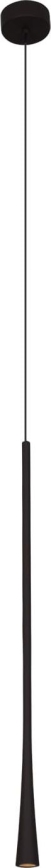 MAXLIGHT P0373 - LED Luster na lanku COFFEE LED/7W/230V pr. 3 cm čierna
