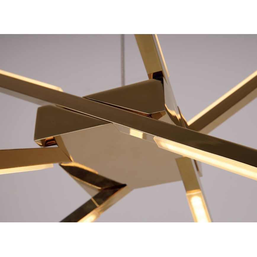 MAXLIGHT P0457 - LED Luster na lanku SPIDER LED/33W/230V zlatá