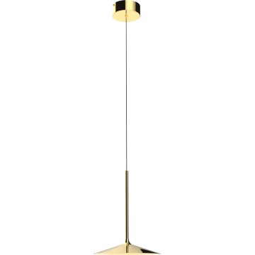 MAXLIGHT P0460 - LED Luster na lanku HANA LED/6W/230V pr. 17,5 cm zlatá