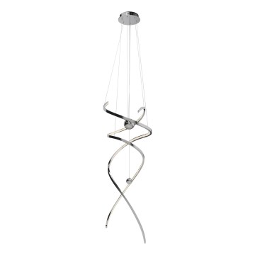 MAXLIGHT P0482D - LED Stmievateľný luster na lanku RITZ LED/100W/230V pr. 60 cm CRI 90 lesklý chróm