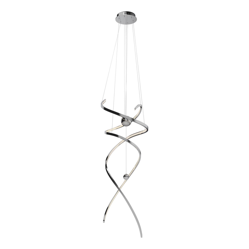 MAXLIGHT P0482D - LED Stmievateľný luster na lanku RITZ LED/100W/230V pr. 60 cm CRI 90 lesklý chróm