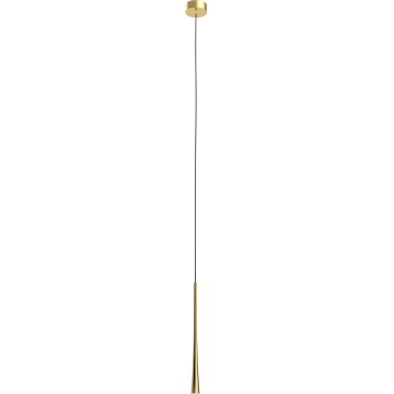 MAXLIGHT P0484 - LED Luster na lanku COFFEE LED/7W/230V pr. 3 cm zlatá