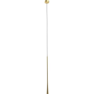 MAXLIGHT P0485 - LED Luster na lanku COFFEE LED/7W/230V pr. 3 cm zlatá