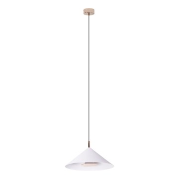 MAXLIGHT P0505 - LED Luster na lanku VULCANO LED/5W/230V pr. 30,5 cm biela