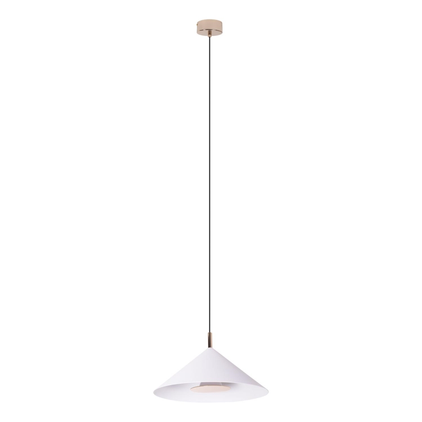 MAXLIGHT P0505 - LED Luster na lanku VULCANO LED/5W/230V pr. 30,5 cm biela