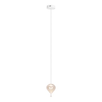 MAXLIGHT P0527 - LED Luster na lanku PALLONCINI 2xLED/3W/230V pr. 12 cm číra