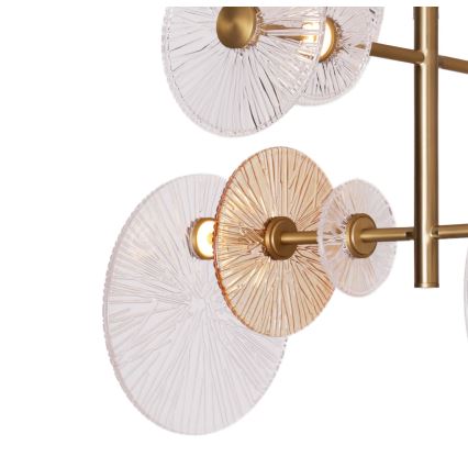 MAXLIGHT P0541 - LED Luster na tyči ALLURE 14xLED/5W/230V pr. 60 cm zlatá