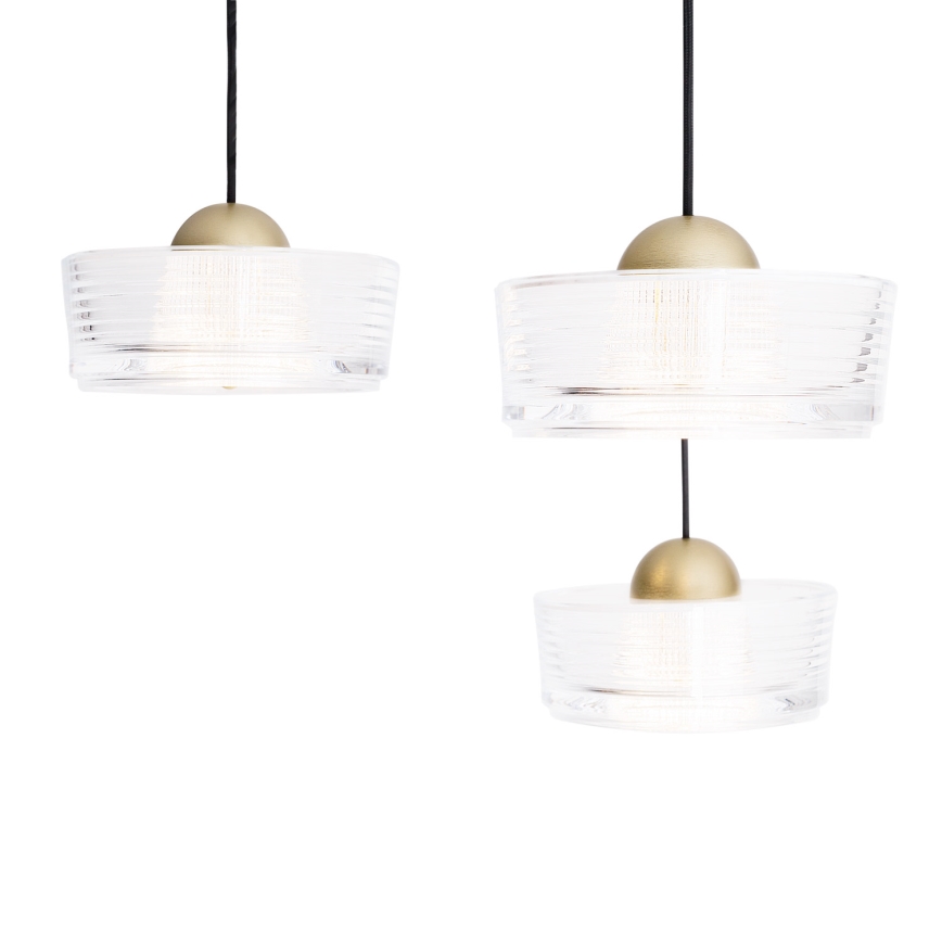 MAXLIGHT P0543 - LED Luster na lanku LIPARI LED/22W/230V pr. 35 cm číra