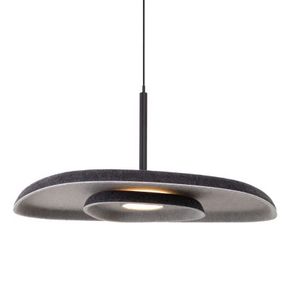 MAXLIGHT P0560 - LED Luster na lanku DEUX LED/5W/230V čierna