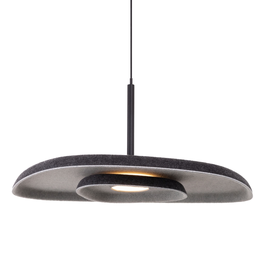 MAXLIGHT P0560 - LED Luster na lanku DEUX LED/5W/230V čierna