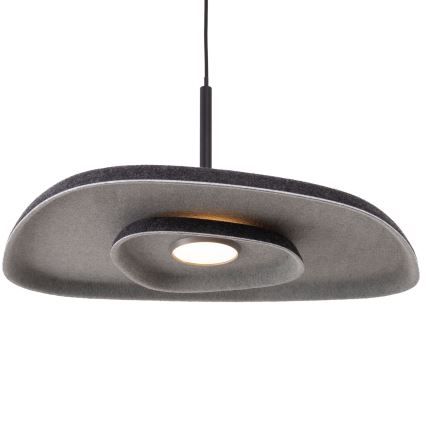 MAXLIGHT P0560 - LED Luster na lanku DEUX LED/5W/230V čierna