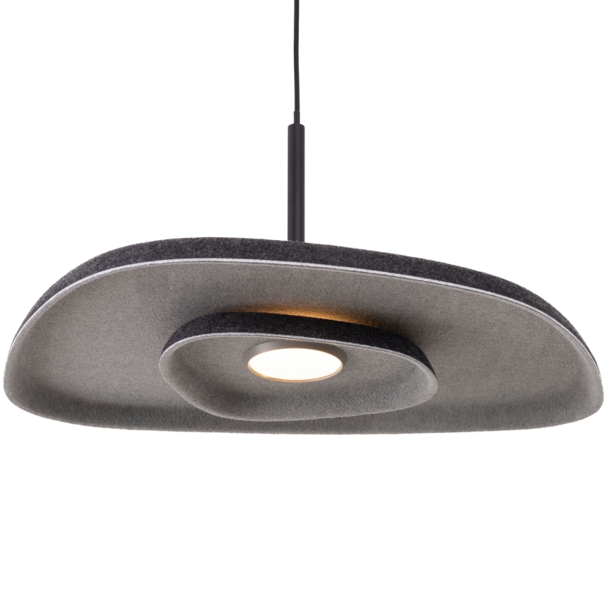 MAXLIGHT P0560 - LED Luster na lanku DEUX LED/5W/230V čierna