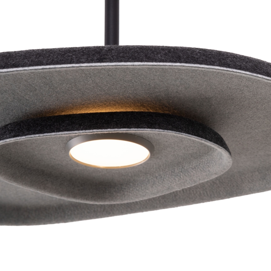 MAXLIGHT P0560 - LED Luster na lanku DEUX LED/5W/230V čierna