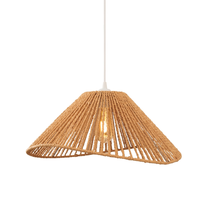 MAXLIGHT P0577 - Luster na lanku AMALFI 1xE27/15W/230V pr. 45 cm béžová