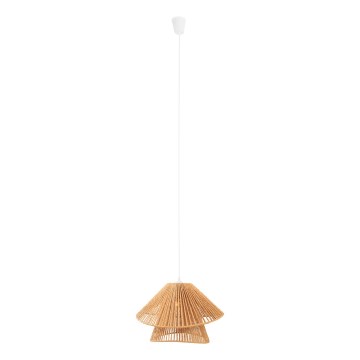 MAXLIGHT P0578 - Luster na lanku AMALFI 1xE27/15W/230V pr. 45 cm béžová