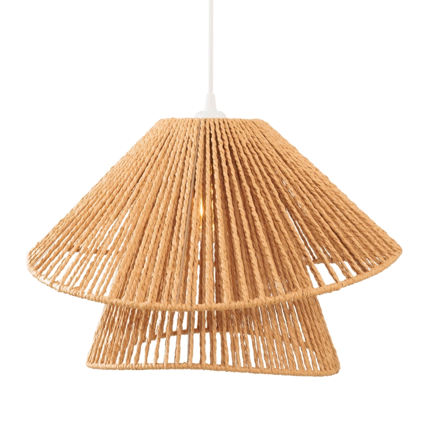 MAXLIGHT P0578 - Luster na lanku AMALFI 1xE27/15W/230V pr. 45 cm béžová