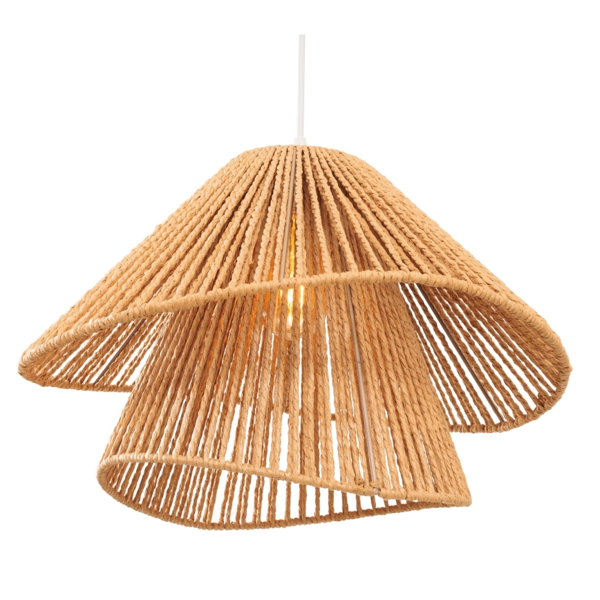 MAXLIGHT P0578 - Luster na lanku AMALFI 1xE27/15W/230V pr. 45 cm béžová