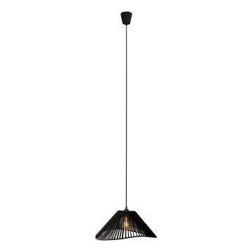 MAXLIGHT P0579 - Luster na lanku AMALFI 1xE27/15W/230V pr. 45 cm čierna