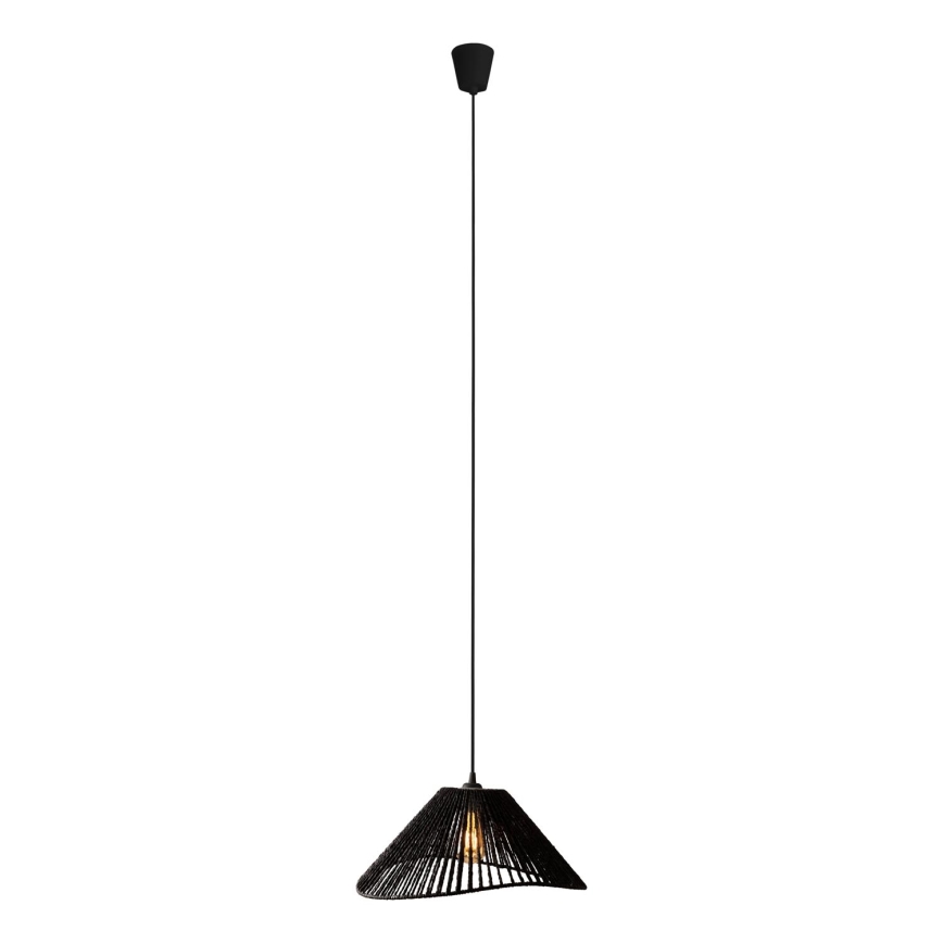 MAXLIGHT P0579 - Luster na lanku AMALFI 1xE27/15W/230V pr. 45 cm čierna