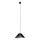 MAXLIGHT P0579 - Luster na lanku AMALFI 1xE27/15W/230V pr. 45 cm čierna