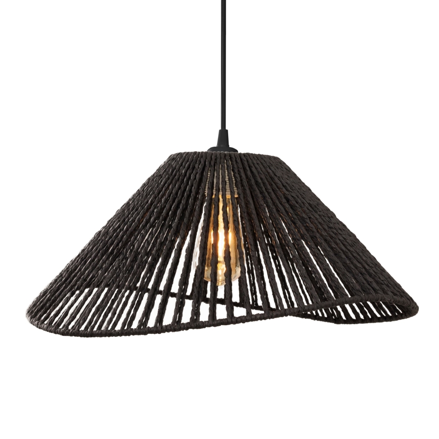 MAXLIGHT P0579 - Luster na lanku AMALFI 1xE27/15W/230V pr. 45 cm čierna