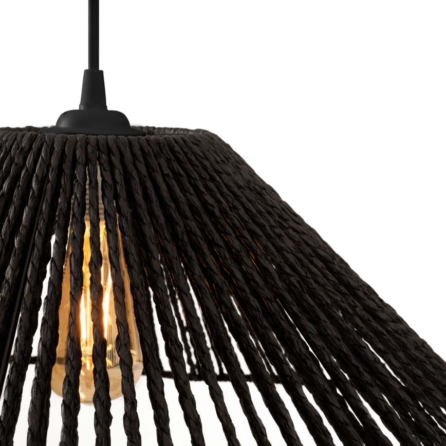 MAXLIGHT P0579 - Luster na lanku AMALFI 1xE27/15W/230V pr. 45 cm čierna