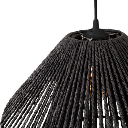MAXLIGHT P0580 - Luster na lanku AMALFI 1xE27/15W/230V pr. 45 cm čierna