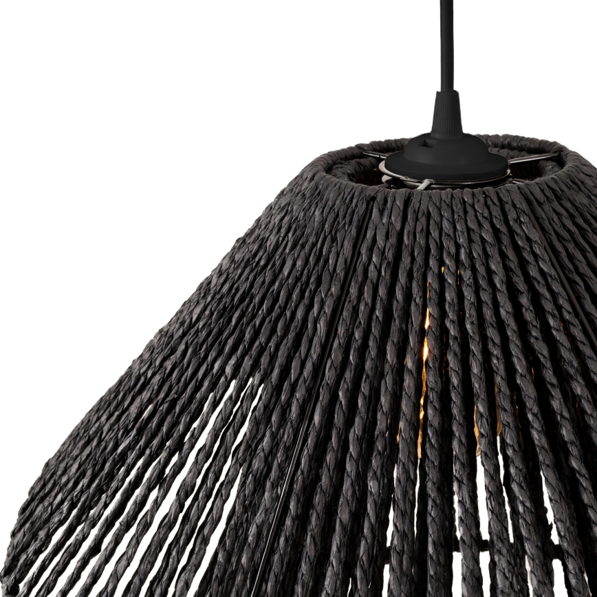 MAXLIGHT P0580 - Luster na lanku AMALFI 1xE27/15W/230V pr. 45 cm čierna