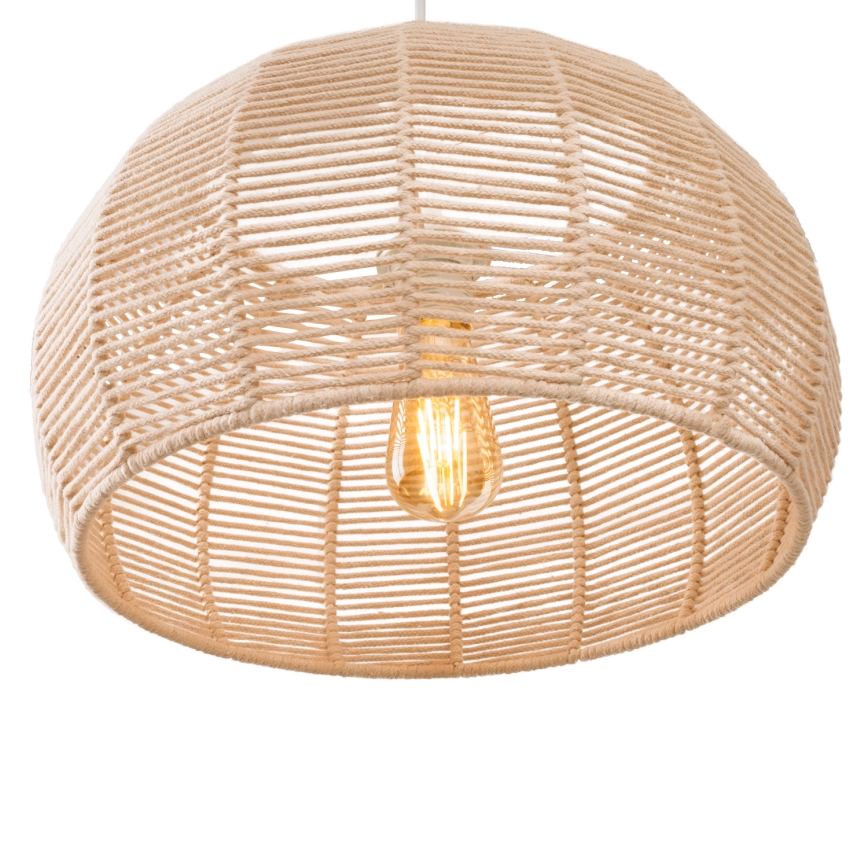 MAXLIGHT P0583 - Luster na lanku PRASLIN 1xE27/15W/230V pr. 39 cm béžová