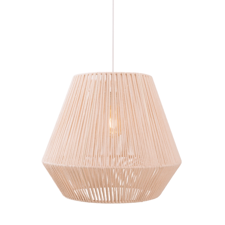 MAXLIGHT P0584 - Luster na lanku PRASLIN 1xE27/15W/230V pr. 44 cm béžová