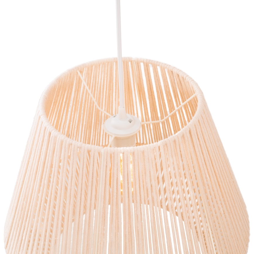 MAXLIGHT P0584 - Luster na lanku PRASLIN 1xE27/15W/230V pr. 44 cm béžová