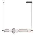MAXLIGHT P0593 - LED Luster na lanku BORA LED/29W/230V biela/čierna