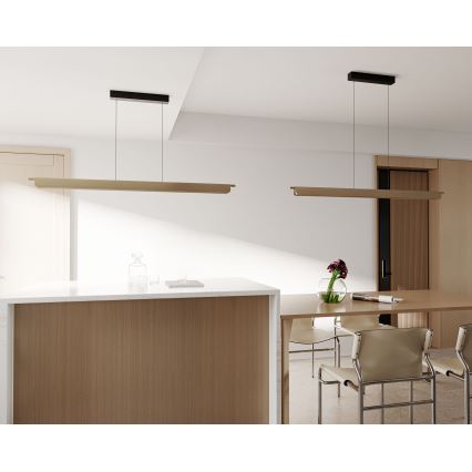 MAXLIGHT P0596 - LED stmievateľný luster na lane JO-JO LED/40W/230V 2700/4500/5500K zlatá