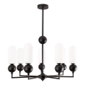 MAXLIGHT P0632 - stropný luster NOVA na tyči, 7xG9/7W/230V, priemer 70 cm, čierny