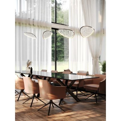 MAXLIGHT P0636D - LED luster na lanku EMPIRE LED/17W/230V lesklý chróm
